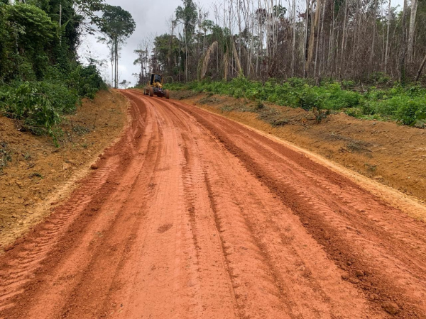 Prefeitura de Mojuí dos Campos avança na recuperação de ramais para garantir acesso e fortalecer a agricultura familiar